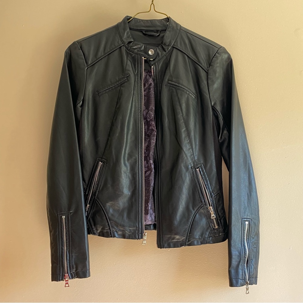 Guess Leather Moto Jacket
